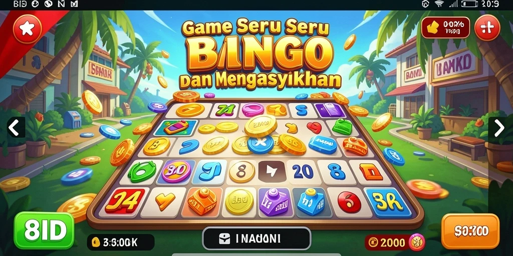 Tampilan menarik gameplay Bingo di 8ID yang mendebarkan.