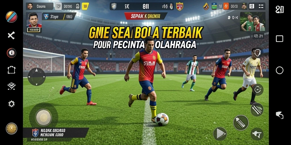 Gameplay <strong>8II</strong> yang mendebarkan dalam pertandingan sepak bola.