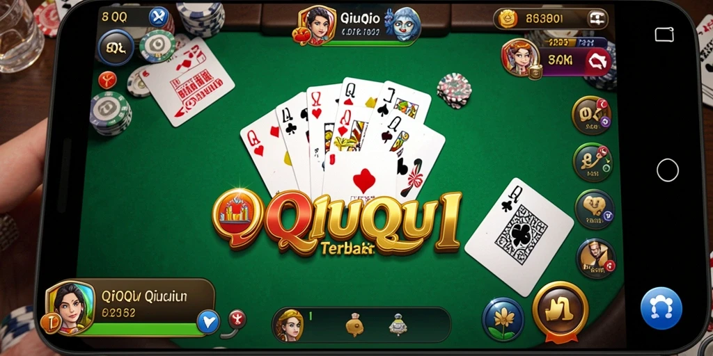 Tangkapan layar menunjukkan gameplay seru dari 8QR.