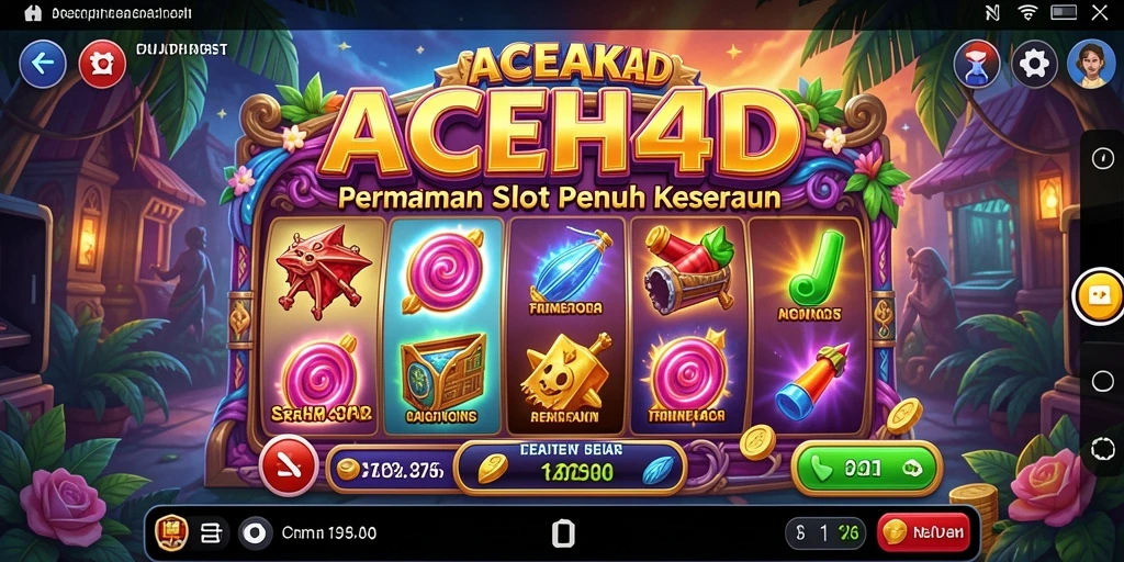 Tampilan gameplay Slot di ACEH4D yang menarik.