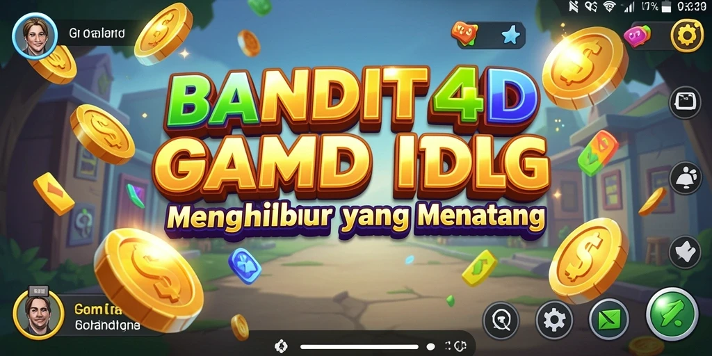 Tangkapan layar gameplay BANDIT4D yang menunjukkan aksi Idle yang menarik.