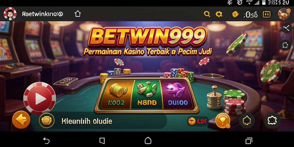 Screenshot dari gameplay menarik di BETWIN999 dengan berbagai permainan kasino.