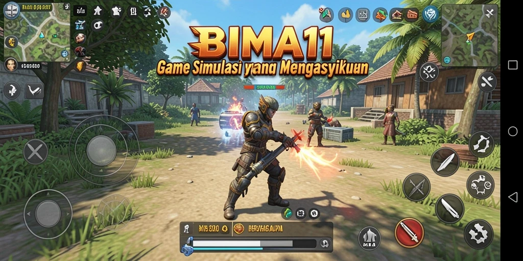 Tampilan gameplay BIMA11 yang menampilkan pengalaman simulasi yang menarik.