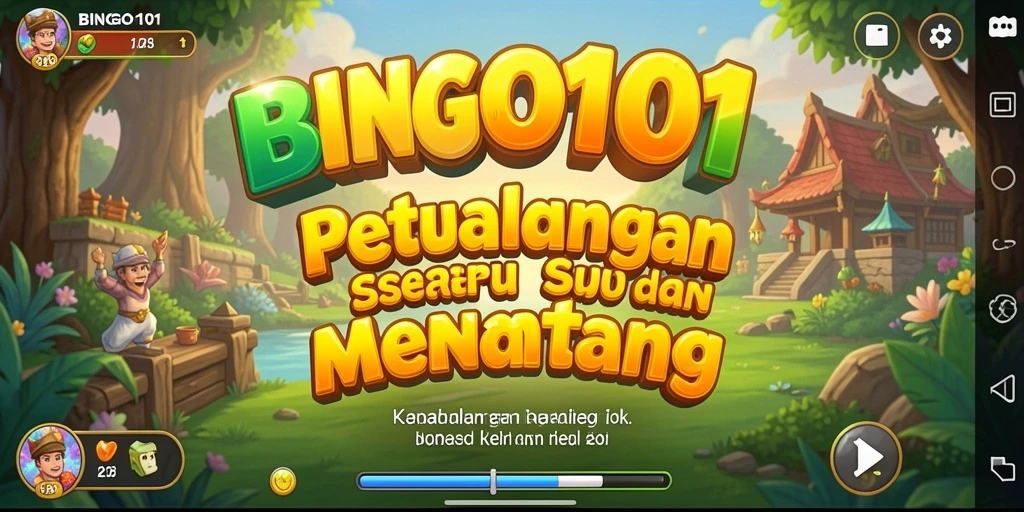 Tangkapan layar <strong>BINGO101</strong> yang menunjukkan gameplay menantang dan grafis menawan.