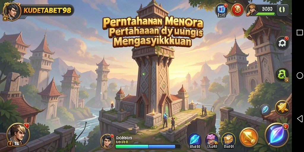 Tampilan layar permainan KUDETABET98 yang mendebarkan dan penuh aksi.