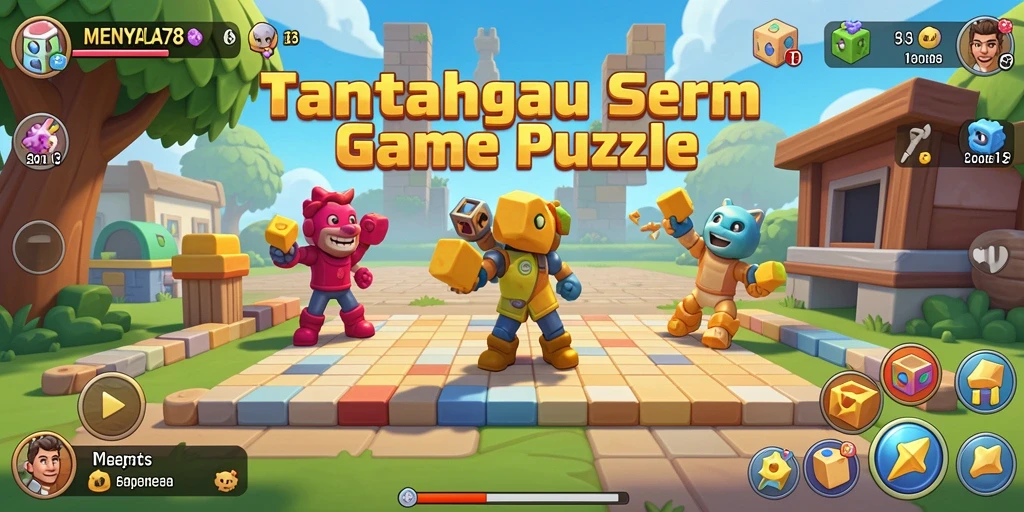 Tampilan gameplay seru dari MENYALA78 di level puzzle.