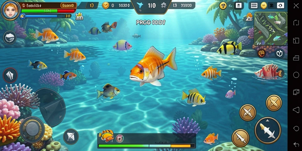 Gameplay seru Tembak Ikan di PRG007 dengan grafis menawan.
