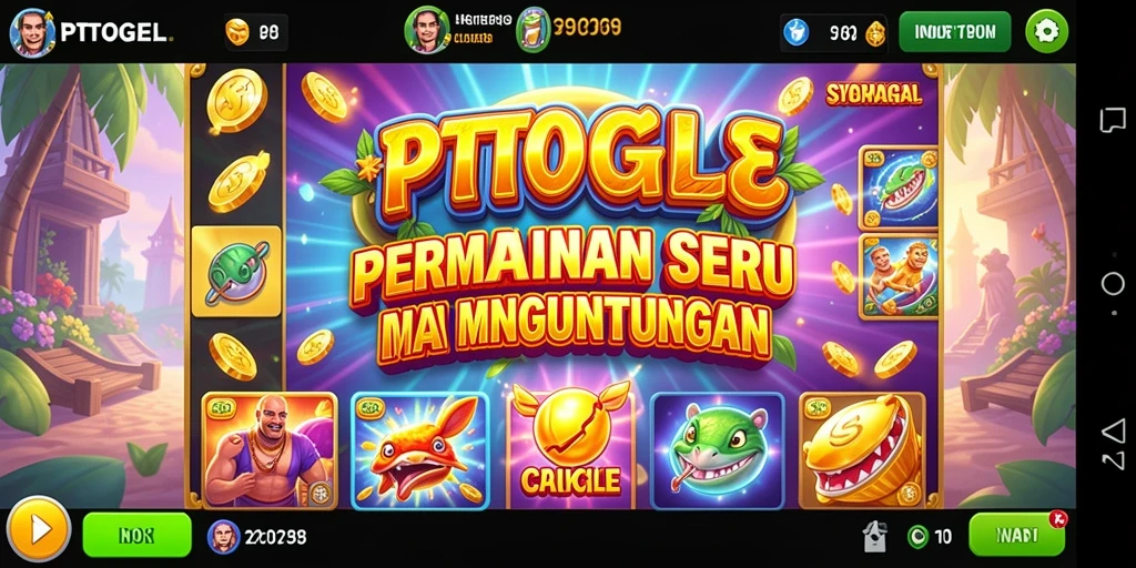 Screenshot gameplay PTTOGEL menampilkan keseruan permainan Slot.