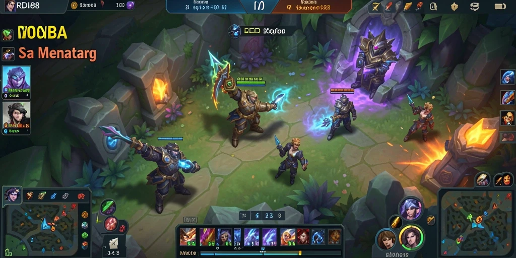 Tampilan gameplay RDI88 yang intens dan strategis.