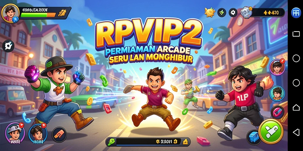 Screenshot gameplay RPVIP2 menampilkan aksi seru dan grafis mengesankan.
