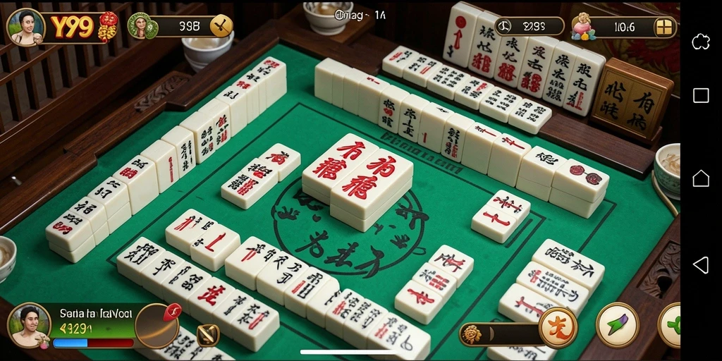 Tampilan gameplay Y89 yang menantang dan seru di dunia Mahjong.