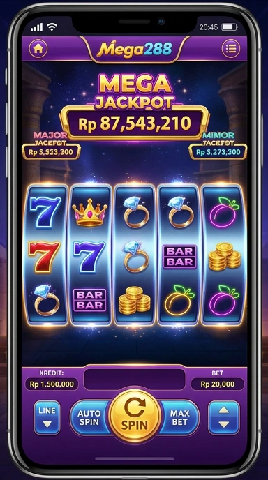 Pengguna menikmati akses cepat ke aplikasi pilihan di mega288.